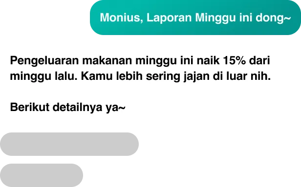 Laporan keuangan mingguan
